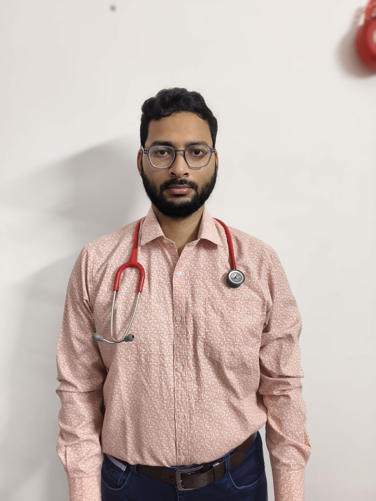 Dr. Abu Sufian portrait in shirt with stethoscope
